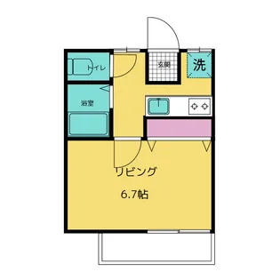 アースパックス1号棟【2階】の間取り