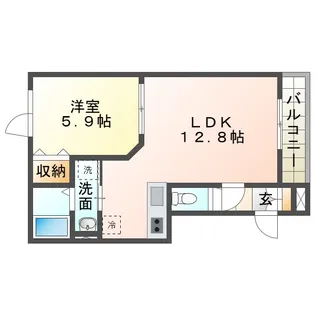 BELLA CASAIII【1階】の間取り