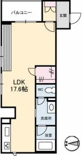 シャーメゾンステージ新山口駅前 A棟【3階】の間取り