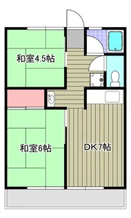 シティハイムスズキ【2階】の間取り