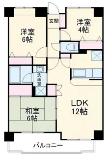 エルスタンザ北浦和【2階】の間取り