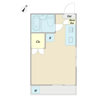 シティハウス自由が丘【2階】の間取り