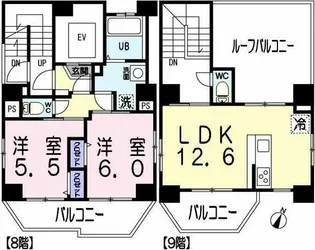 サンマルティーノ東麻布の間取り