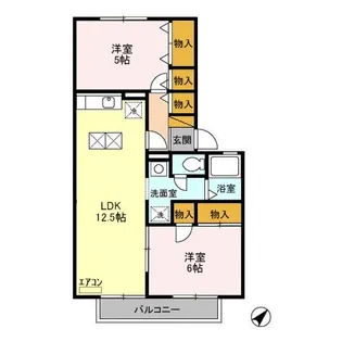 ラフィネG【1階】の間取り