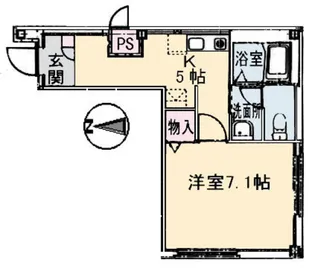 荒谷ビル【1階】の間取り