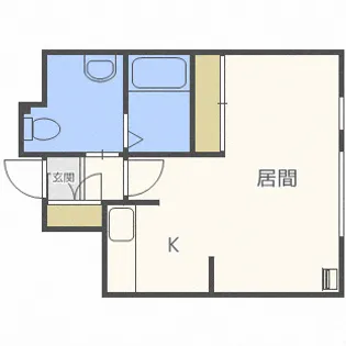 プレゼンス発寒南I【2階】の間取り