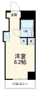 神奈川県川崎市中原区新丸子町【マンション】の間取り