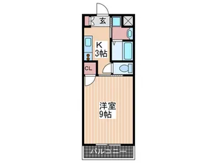 ディアレジデンス吉見園【3階】の間取り