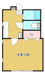 1Kの間取り画像