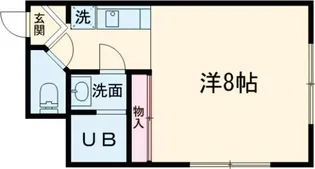 ノートルパンシオン【1階】の間取り