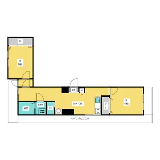 カールトンコート【4階】の間取り