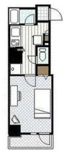 プレールドゥーク蒲田II【6階】の間取り