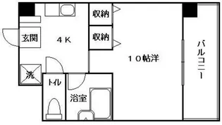メゾンオートー【3階】の間取り