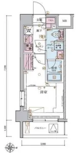 神奈川県横浜市南区東蒔田町【マンション】の間取り