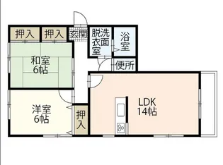 フレマリール恵夢参番館【2階】の間取り