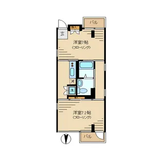 東京都中野区本町3【マンション】の間取り