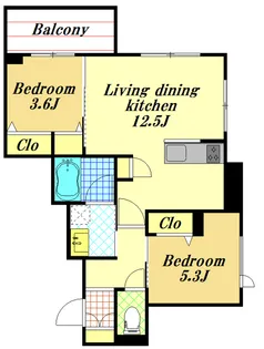 アイル ルイーズ【4階】の間取り