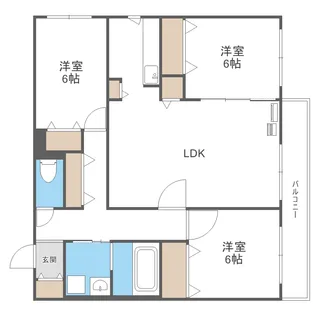 ZABO HILLS TOYOHIRA EAST【2階】の間取り