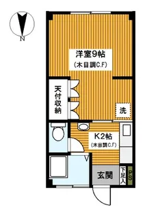 フジミハイツ【3階】の間取り