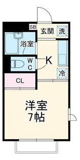 サザンヒルズ【1階】の間取り
