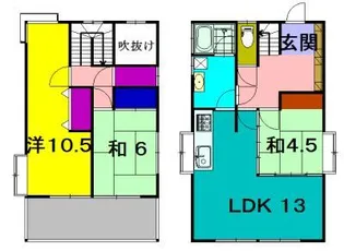 広島県福山市港町1【一戸建】の間取り