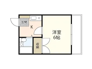 メゾンジュネス【2階】の間取り