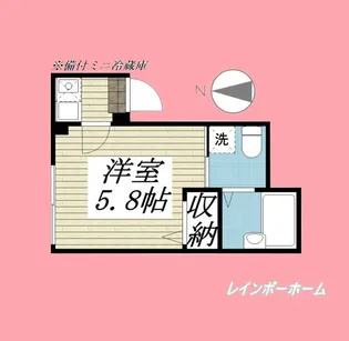 エテルノ四つ木【1階】の間取り