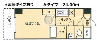 ドミール谷町【9階】の間取り