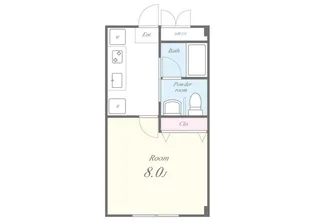 El tercero高野【3階】の間取り