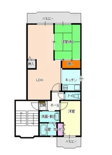 アーバンピアンカ【3階】の間取り