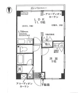リヴァージュ新横浜【2階】の間取り