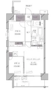 Aーstandard芝浦【10階】の間取り