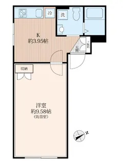 東京都新宿区四谷三栄町【マンション】の間取り