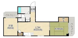 大阪府大阪市都島区都島北通2【マンション】の間取り