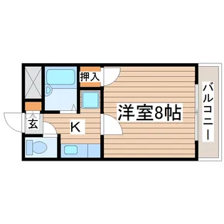 ビューパレス鹿野【3階】の間取り