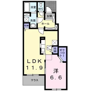 パルティータ【1階】の間取り