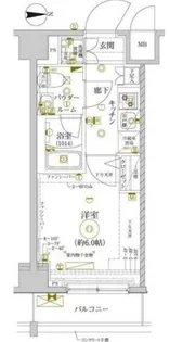 神奈川県川崎市中原区丸子通1【マンション】の間取り