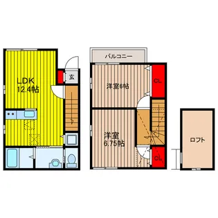 東京都足立区中川5【一戸建】の間取り