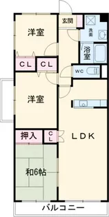 ベルデュール鷺沼【4階】の間取り