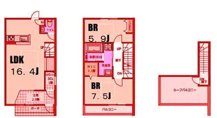 神奈川県横浜市港北区篠原東1【一戸建】の間取り