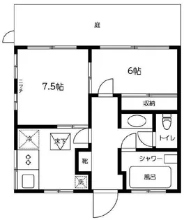 南ハウス【1階】の間取り