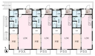 ラフール湘南【2階】の間取り
