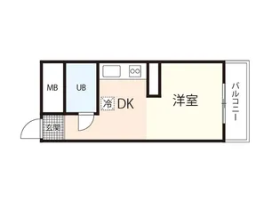 京急西広島マンション【6階】の間取り