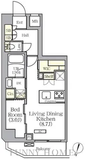 東京都世田谷区砧2【マンション】の間取り