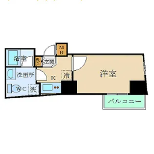 XEBEC門前仲町【9階】の間取り