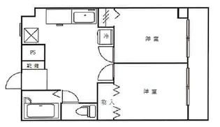 清水マンション【3階】の間取り