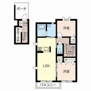 アーバンヒルズ【2階】の間取り