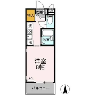 生田イーストコート【2階】の間取り