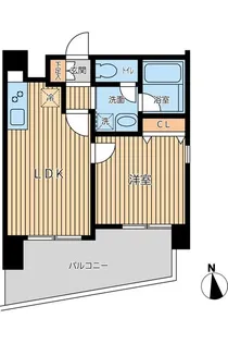 東京都荒川区東日暮里2【マンション】の間取り