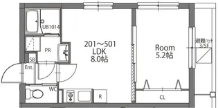 ノブレス上落合【2階】の間取り